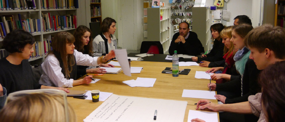Workshop with Can Altay (TR), Konstfack library, March 2015