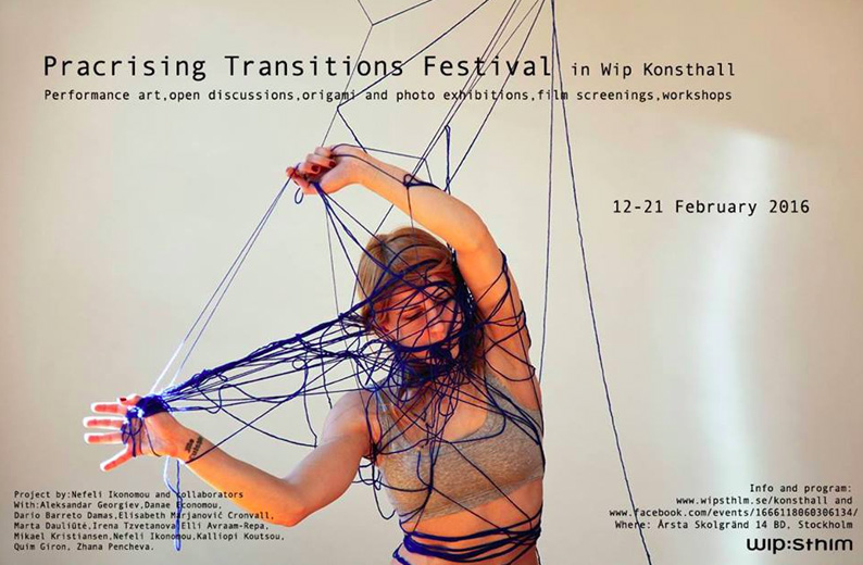 Pracricing Transitions Festival flyer