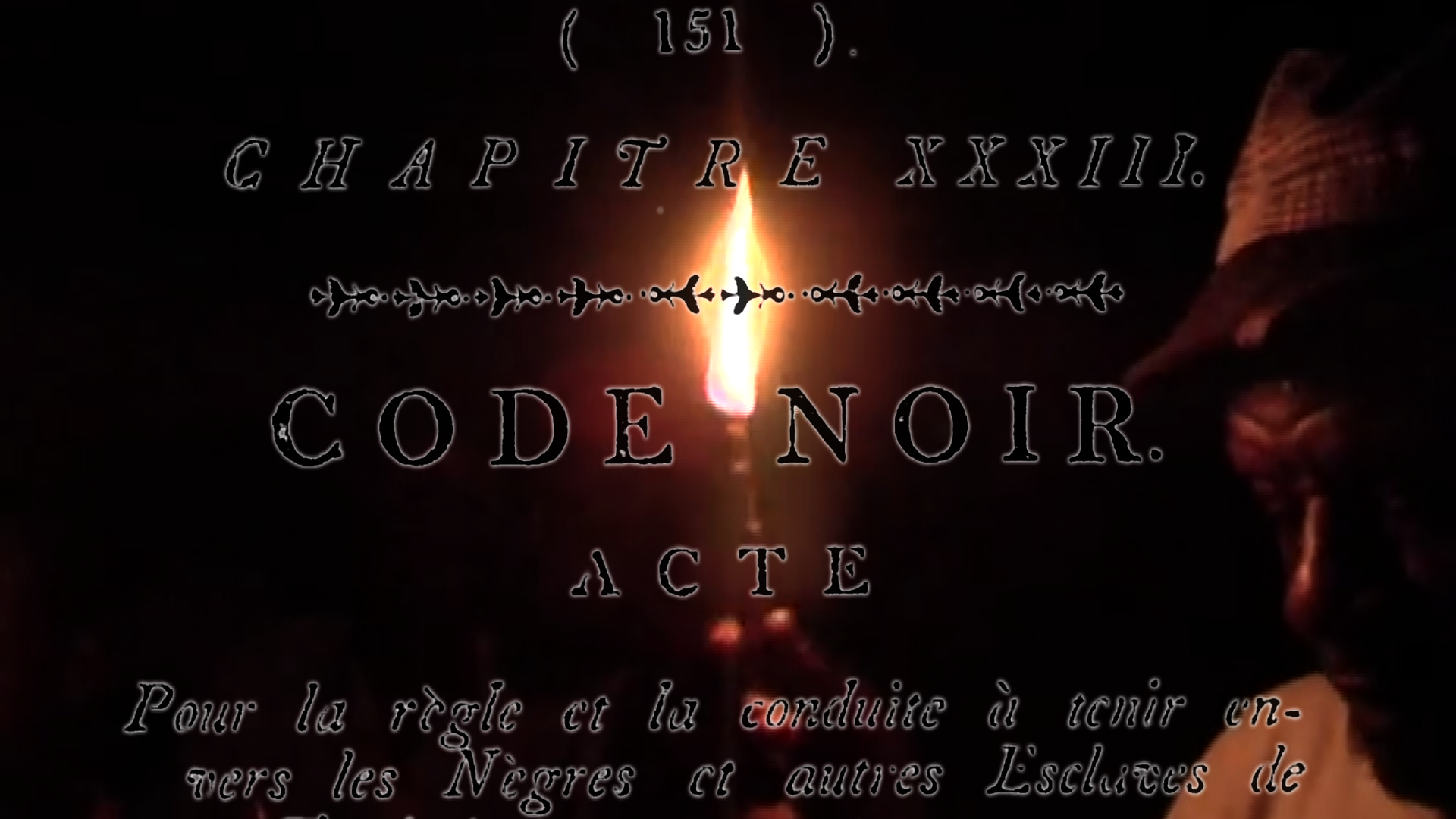 Louis Henderson, Black Code/Code Noir, 2015, video still